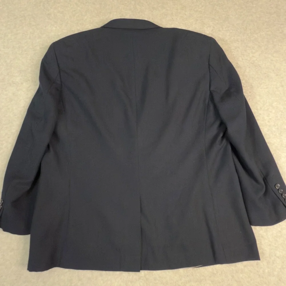 CROFT & BARROW Men's Blazer Sz. 44S Poly/Rayon Blend Dark Gray Sport Coat Jacket